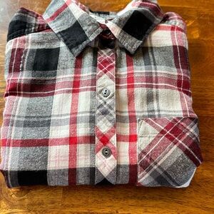Sonoma Red and Black Plaid Shirt